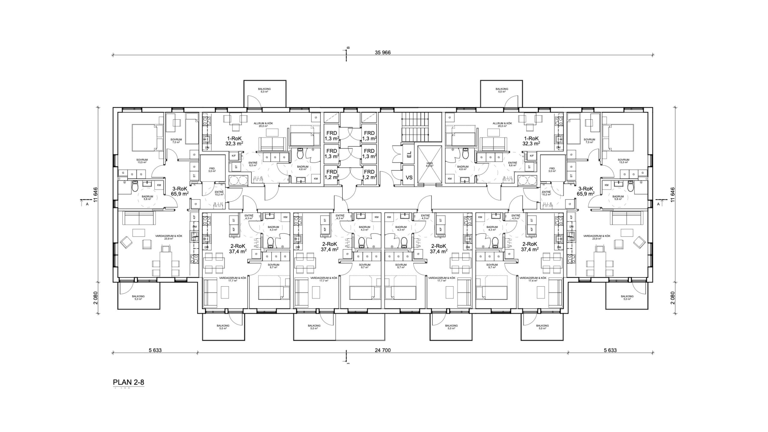Plans 1-8